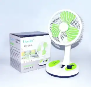 Gcy.Kb KC-5811 Rechargeable Folding Fan With Light