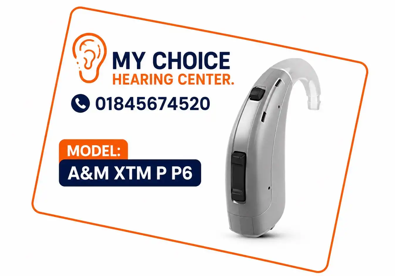 A&M XTM P P6 Hearing aid.